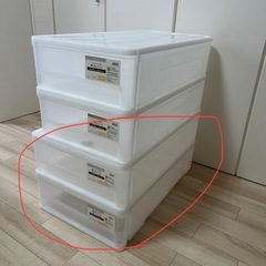 ニトリ　押入れ収納ケースの画像
