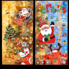 クリスマス ステッカー 飾りXmas 245pcs 24×34.5CM 6セットの画像