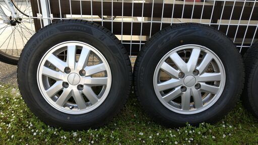 節約 ブリジストンVRX2 145/80R13 ホンダモデューロアルミ(室内保管)