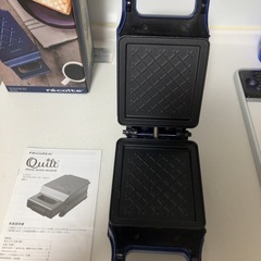 美品 recolte レコルト プレスサンドメーカー キルト　　ホットサンド の画像