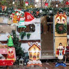 クリスマスバルーン　9個　 風船 クリスマス飾り アルミバルーンの画像