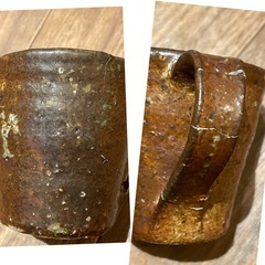 取っ手が折れ、コップにヒビのある コーヒーカップ 金継ぎに是非いかがでしょうか？の画像