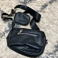 【募集中】【近日中処分予定】シーイン　レディース　ショルダーバック　ブラック　比較的美品の画像