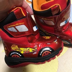 ベビー シューズ スノーブーツ マックウィーン カーズ 15cm EEの画像