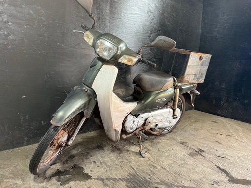 ★支払総額6.2万円★関東圏内即日配送可能！ 全車走行テスト済みです！ ホンダ スーパーカブ50 緑 AA04 人気のスーパーカブ！ 4ストインジェクション！リアボックス付き！ 低燃費！