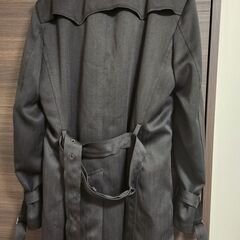 COMME CA ISM トレンチコート Lサイズ　ブラックの画像