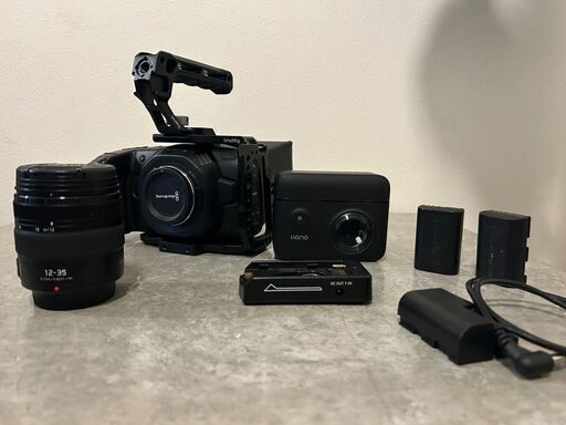 Blackmagic Pocket Cinema Camera 4K　一式！