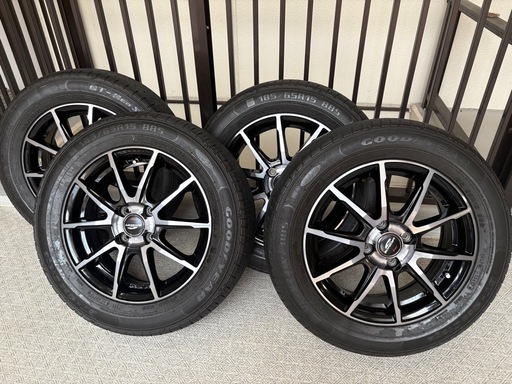 シュナイダーアルミホイール15インチ+タイヤ4本セット