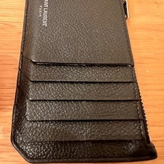 Saint Laurent サンローラン カードケース レザー ブラックの画像