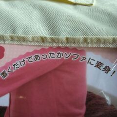 腰まで暖かいふわもこボアクッション(新品未開封)の画像
