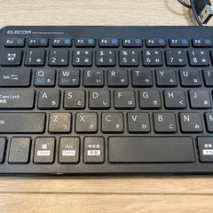 エレコム 有線 スリム キーボード  TK-FCP097 ELECOMの画像