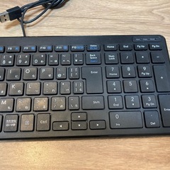 エレコム 有線 スリム キーボード  TK-FCP097 ELECOMの画像