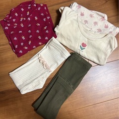 90cm 女の子　長袖　まとめての画像
