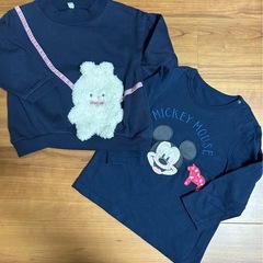 90cm 女の子　長袖　まとめての画像