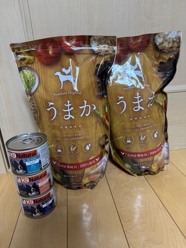 ドッグフード うまか k9缶詰め