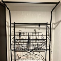 洗濯機(ラック付き)の画像