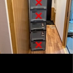 衣装ケース 3個   洗濯バサミの画像