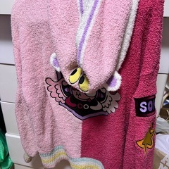 ワンピースアニメ もこもこ上着Mさサイズの画像