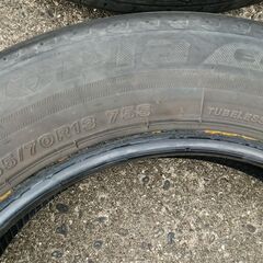配達可能 夏タイヤ　ブリジストン　155/70R13 ECOPIA ep150　13インチ　4本　の画像