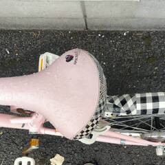◇子供用自転車22インチピンク  中古品◇004の画像