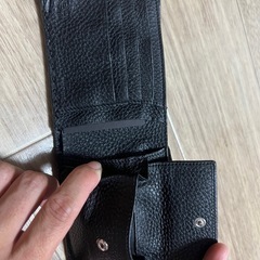 FENDI 二つ折り財布 黒 コインケース付き セレリア 財布の画像