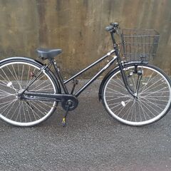 27インチ　自転車　黒　の画像