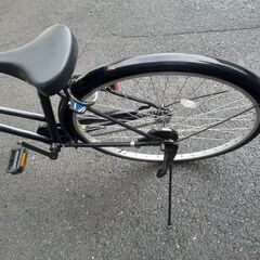 27インチ　自転車　黒　の画像
