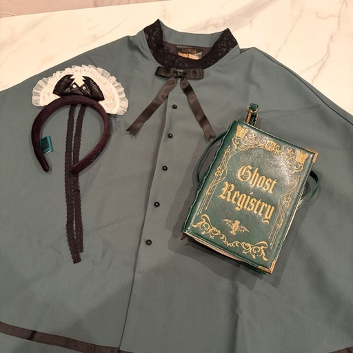 ホーンテッドマンション　ケープ　カチューシャ