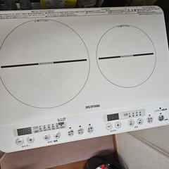 アイリスオーヤマIHコンロ　ホワイト　　の画像