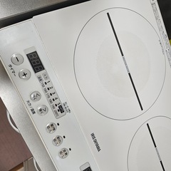 アイリスオーヤマIHコンロ　ホワイト　　の画像