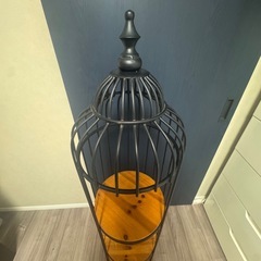 鳥かご型シェルフの画像