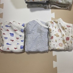 長袖ロンパース 肌着？ 80 90 サイズ 10枚セットの画像