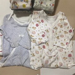 長袖ロンパース 肌着？ 80 90 サイズ 10枚セットの画像
