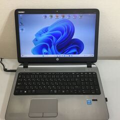 【🍀美品】HP ノートパソコン 高速SSD Win11 Office2021搭載「管理No6」の画像