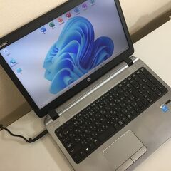【🍀美品】HP ノートパソコン 高速SSD Win11 Office2021搭載「管理No6」の画像