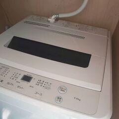 【譲ります】MAXZEN 全自動洗濯機 6.0kg（JW60WP01WH）一人暮らし向けの画像