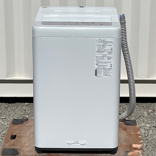 美品！洗浄済み ! ! ◇パナソニック 洗濯機 2024年製 5Kg ビッグウェーブ洗浄 楽ポイフィルターNA-F5B2 保証付 ! 