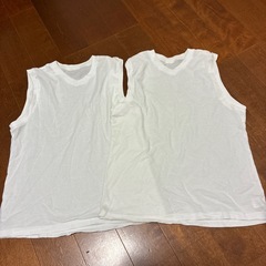 【3枚セット】150&160サイズ　白いサーフタンクトップの画像