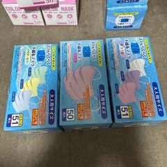 カラーマスク8箱353枚新品の画像