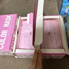 カラーマスク8箱353枚新品の画像