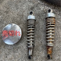 ビラーゴ250リアフェンダー＆サスの画像