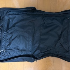 スーツ2着収納可 AOKI　ガーメントバッグ 専用ハンガー2本付きの画像