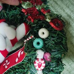 クリスマス　リース　の画像