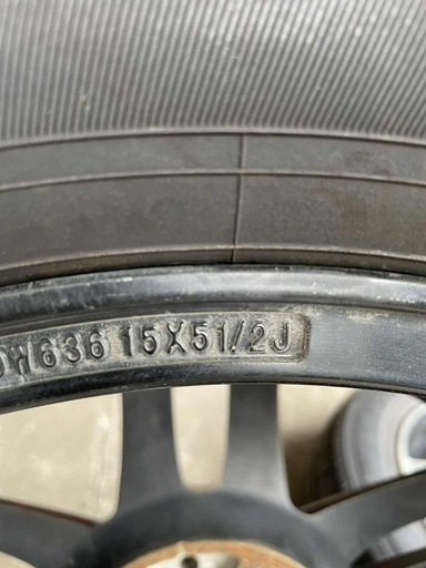 タイヤ185/60-15 15inch 5 1/2j 4H pcd100