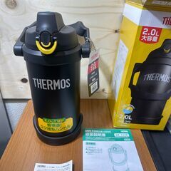 【未使用】サーモス水筒 真空断熱スポーツジャグ2LブラックFJQ-2000 BKの画像