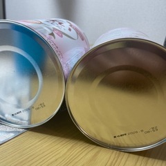 ミルク缶　はいはい　2個の画像