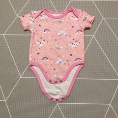 ベビーボディスーツ(50-60サイズ)　水通しのみ未使用品4枚の画像