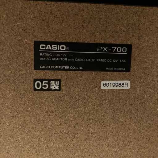 
カシオ　電子ピアノ