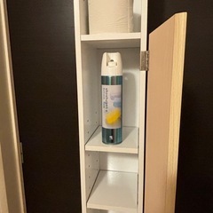 トイレ収納　可動棚ありの画像