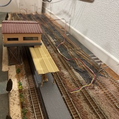 Nゲージのの鉄道模型のレイアウトの画像